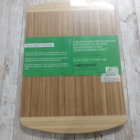 XL Bamboo Cutting Board Organic Eco & Life - Picture 9 of 14